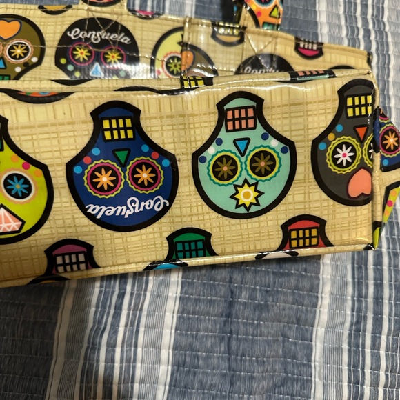 Consuela Colorful Skull Pattern Tote - Picture 2 of 3